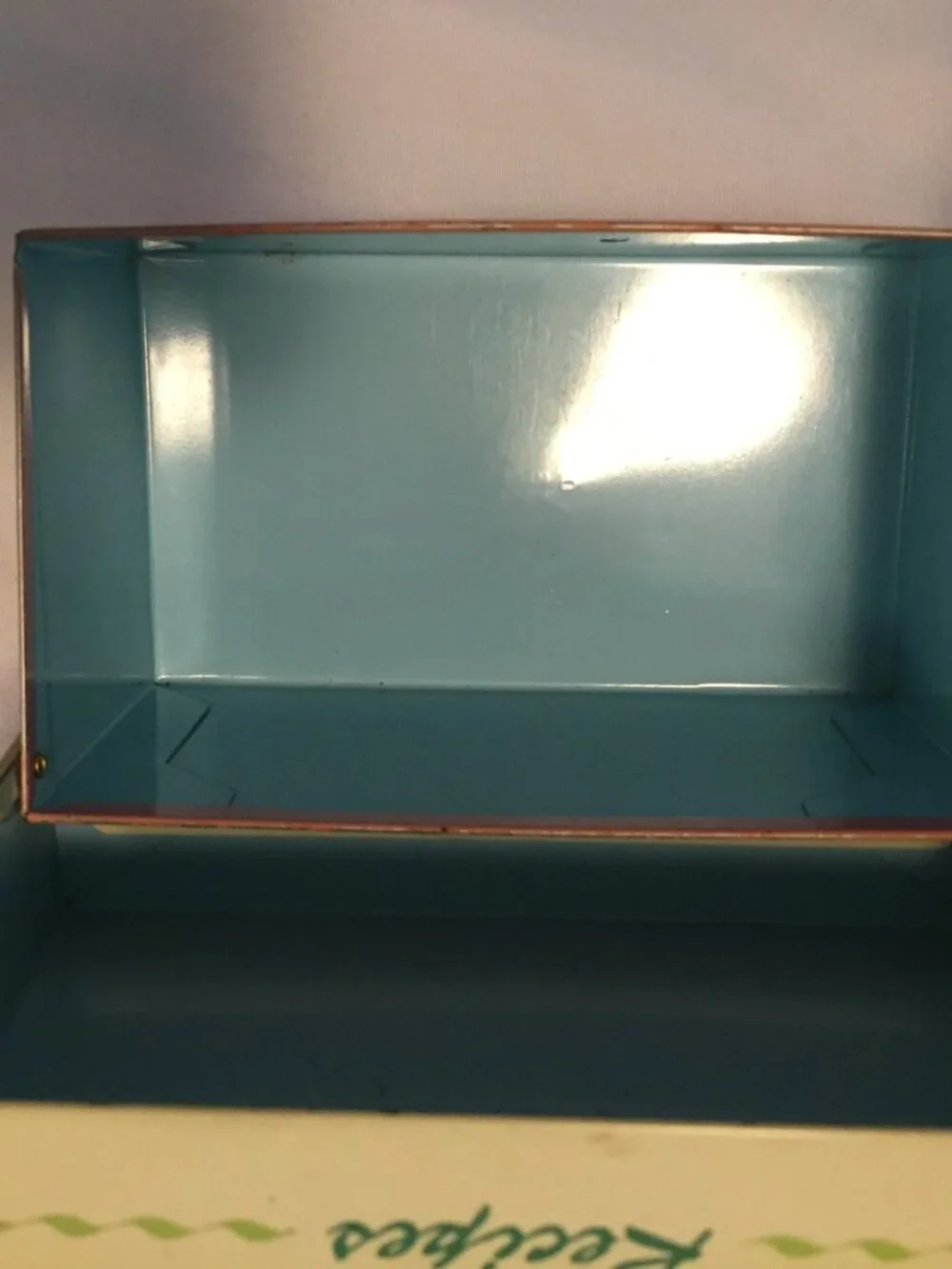 Vintage Ohio Art Metal Recipe Box 90+ Handwritten/Clipped Recipes ESTATE FIND
